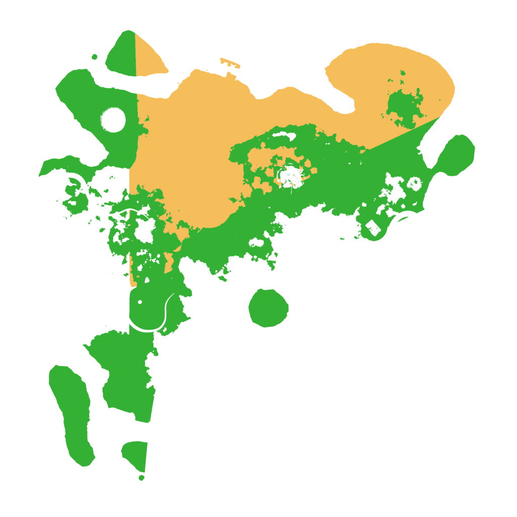 Biome Rust Map: Procedural Map, Size: 3700, Seed: 2147368010