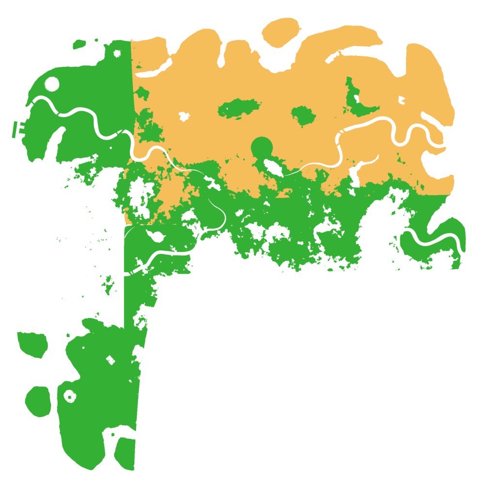 Biome Rust Map: Procedural Map, Size: 6000, Seed: 594174144