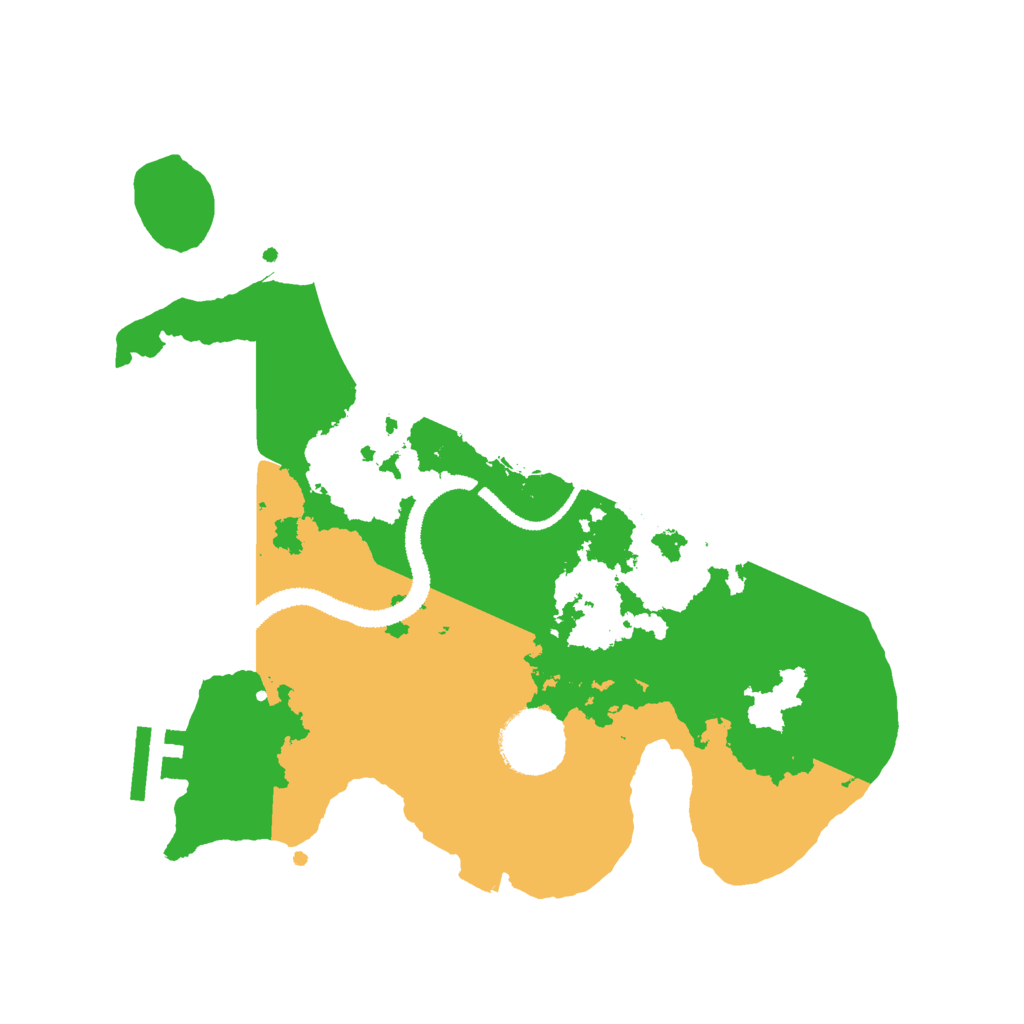 Biome Rust Map: Procedural Map, Size: 2800, Seed: 1454231235