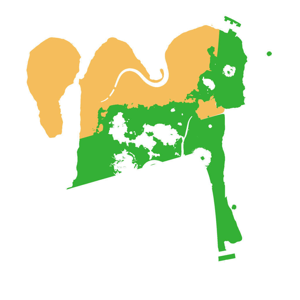 Biome Rust Map: Procedural Map, Size: 2500, Seed: 2050703886