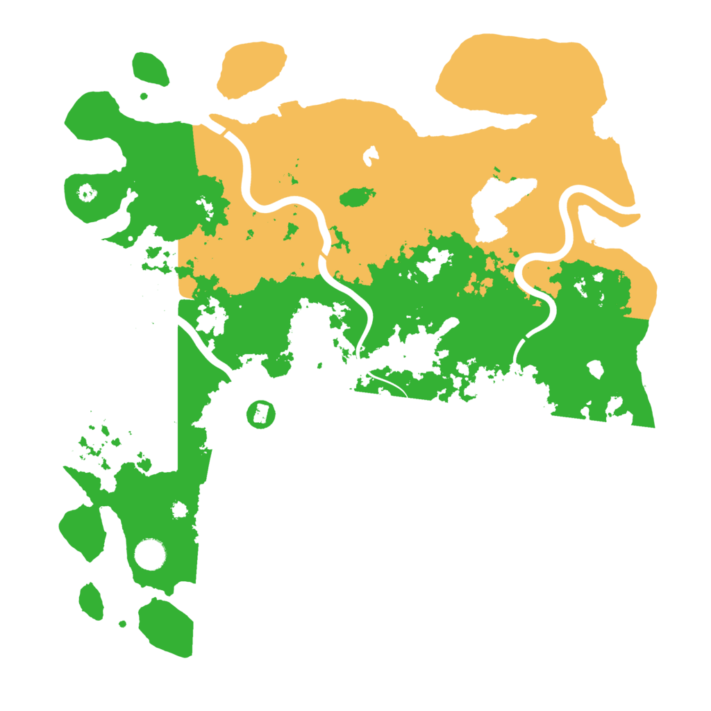 Biome Rust Map: Procedural Map, Size: 4000, Seed: 1295834548