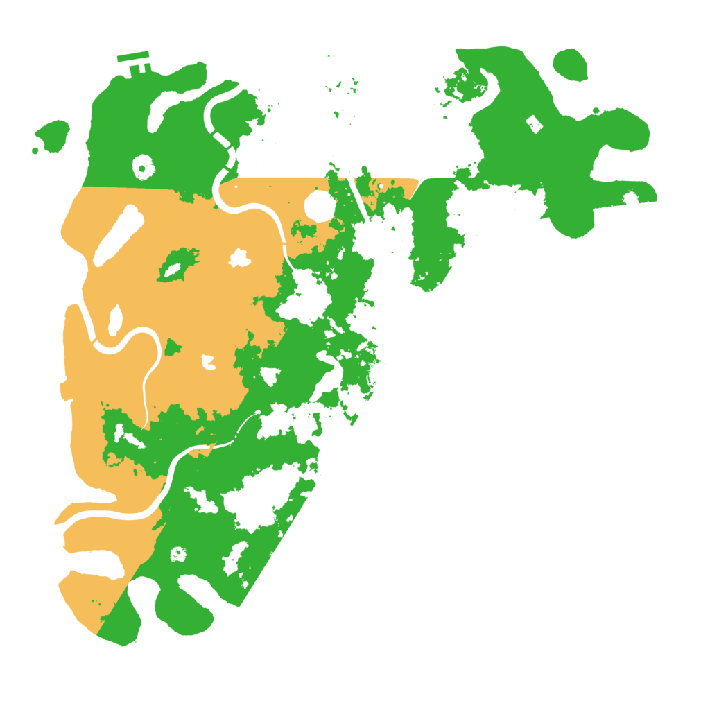 Biome Rust Map: Procedural Map, Size: 4500, Seed: 1974555155
