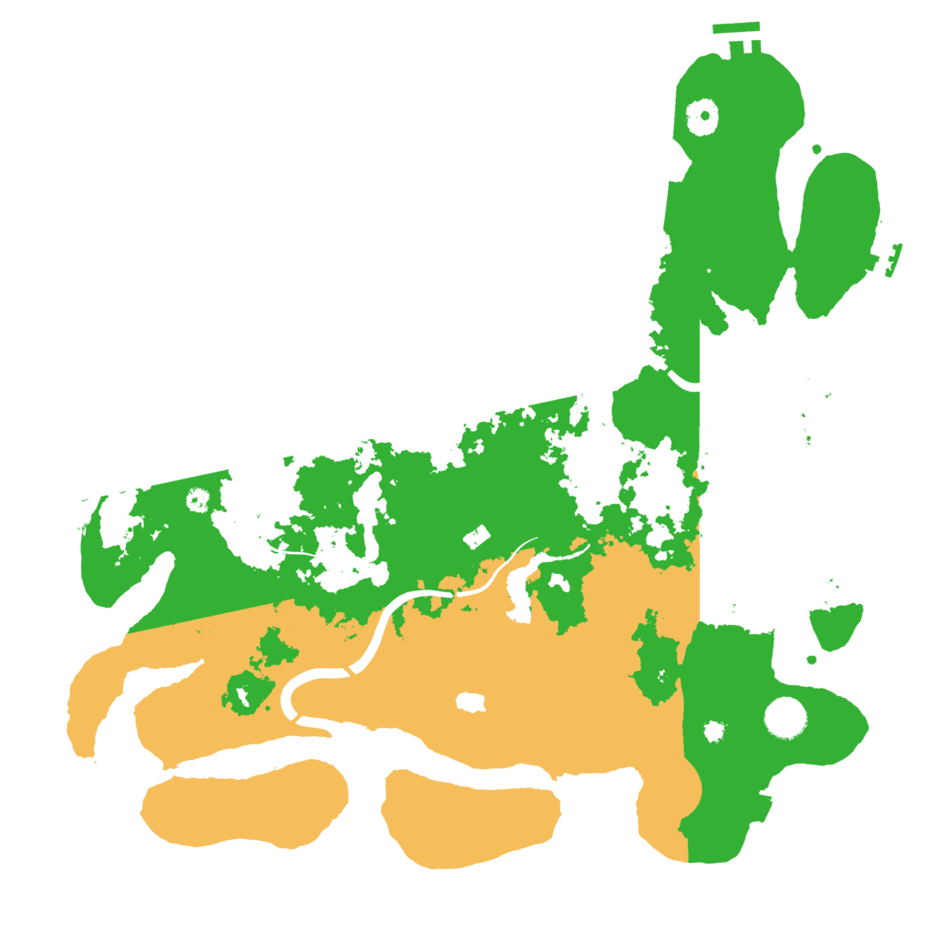 Biome Rust Map: Procedural Map, Size: 4000, Seed: 289953532