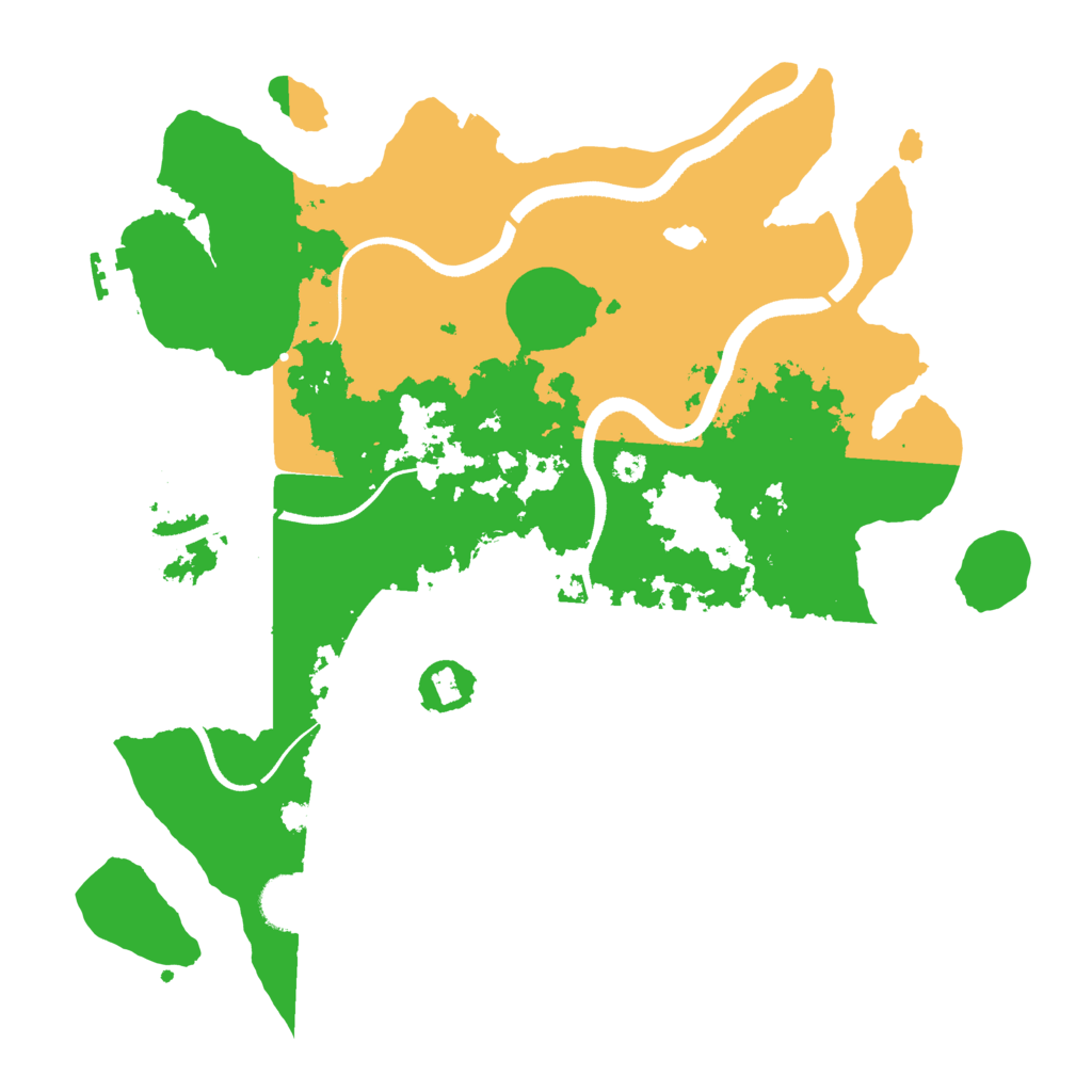Biome Rust Map: Procedural Map, Size: 3500, Seed: 1612294721