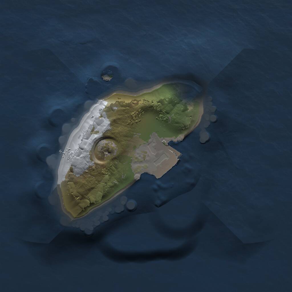 Rust Map: Procedural Map, Size: 1000, Seed: 34534556, 1 Monuments