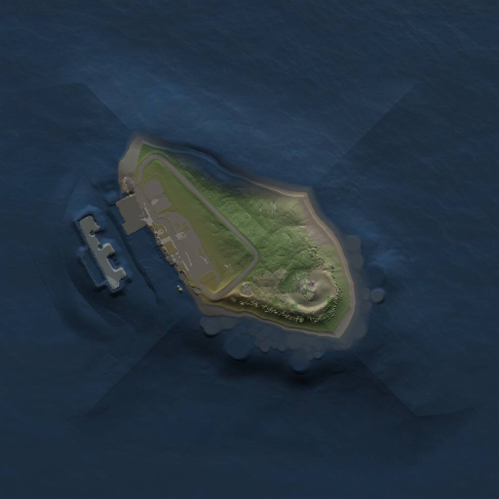 Rust Map: Procedural Map, Size: 1000, Seed: 123244567, 2 Monuments