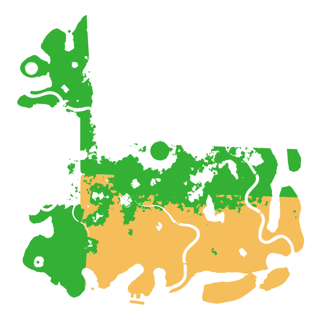 Biome Rust Map: Procedural Map, Size: 4500, Seed: 6545454