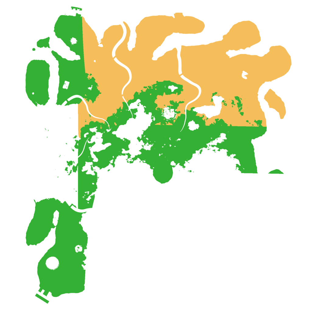 Biome Rust Map: Procedural Map, Size: 4250, Seed: 9748