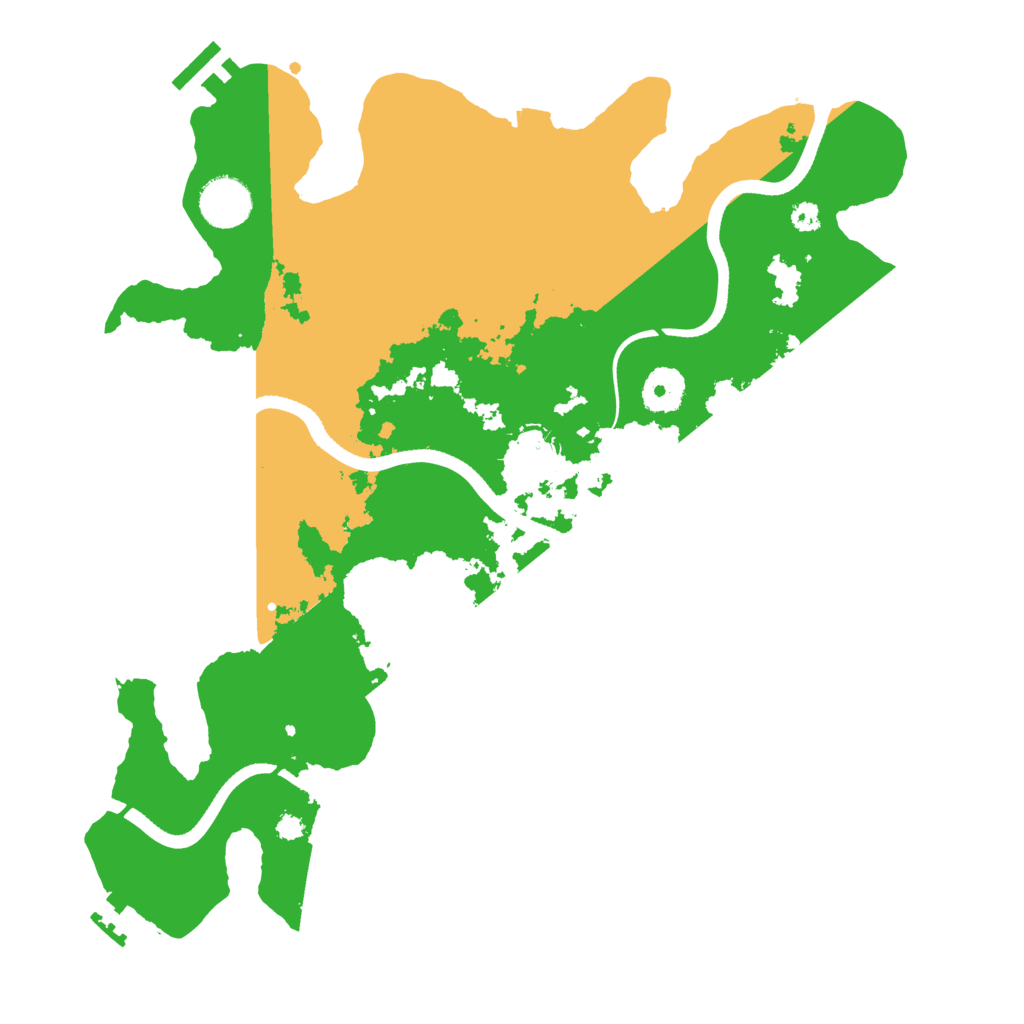 Biome Rust Map: Procedural Map, Size: 3500, Seed: 650975619