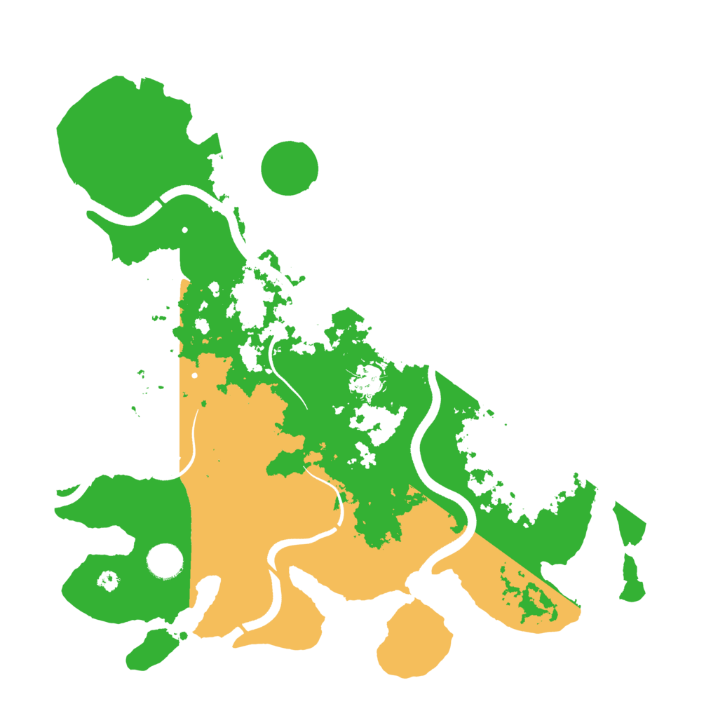 Biome Rust Map: Procedural Map, Size: 3550, Seed: 237450075