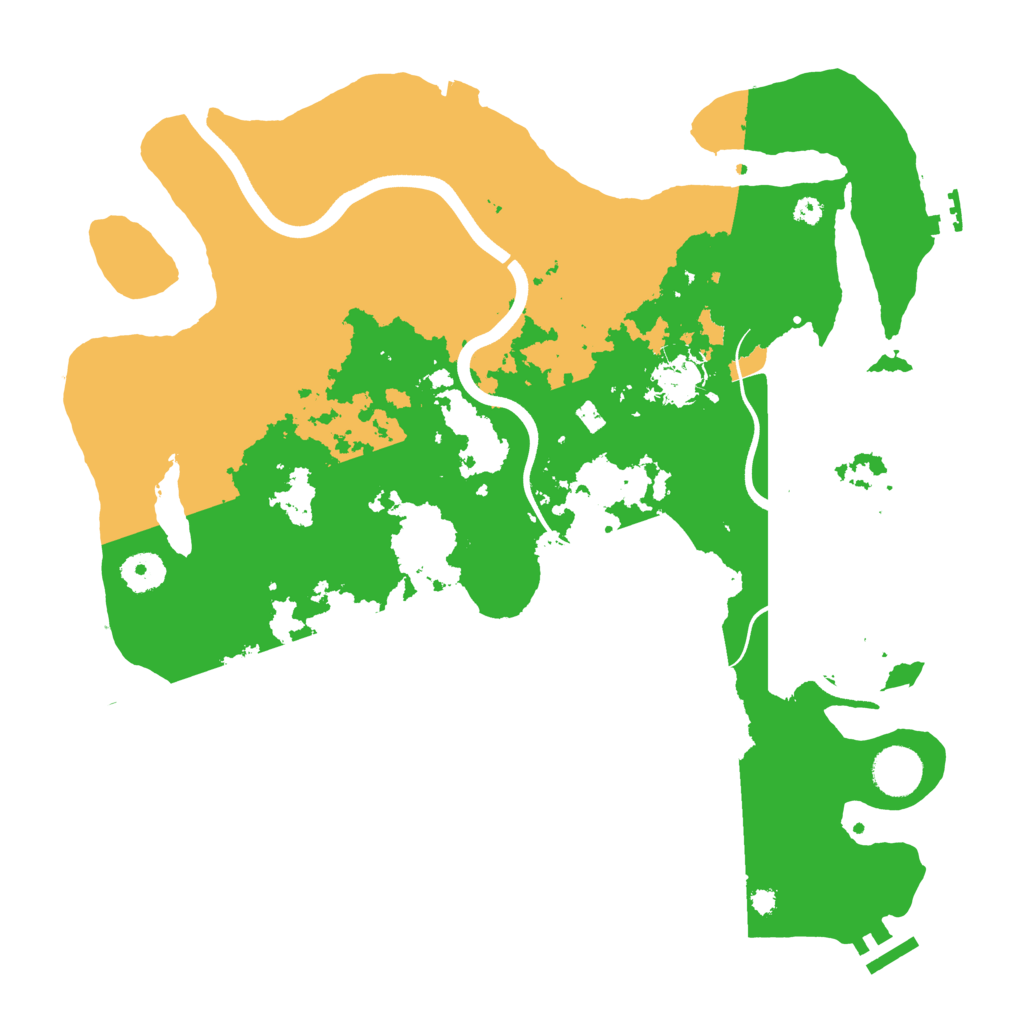 Biome Rust Map: Procedural Map, Size: 3700, Seed: 1481050931