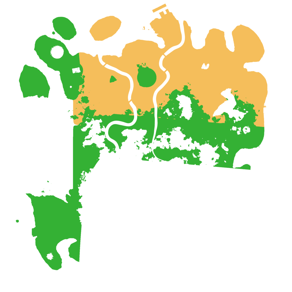 Biome Rust Map: Procedural Map, Size: 4000, Seed: 660034796