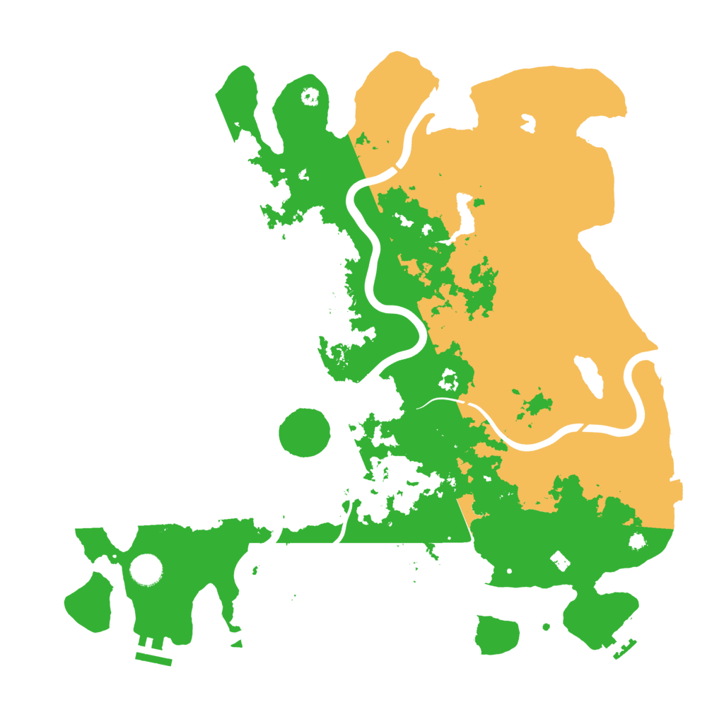 Biome Rust Map: Procedural Map, Size: 4000, Seed: 56123