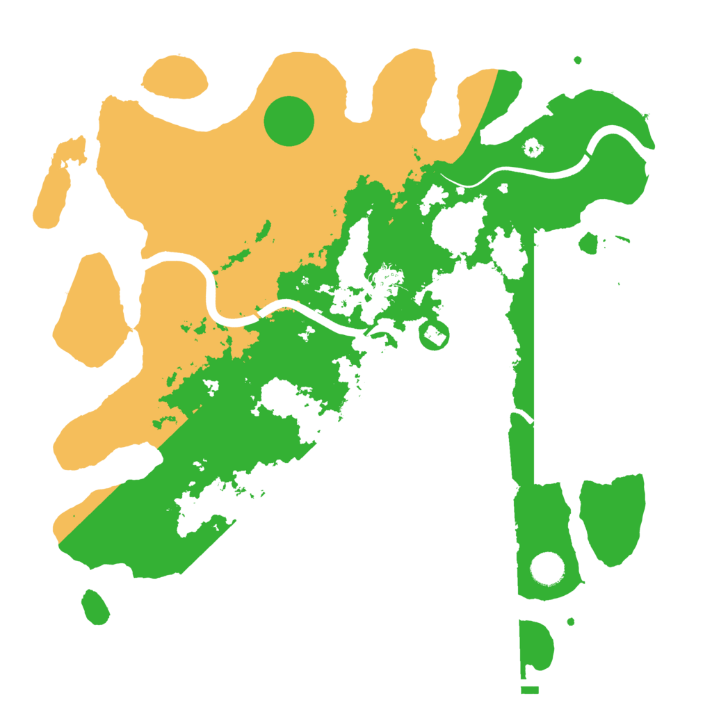 Biome Rust Map: Procedural Map, Size: 3750, Seed: 601127772