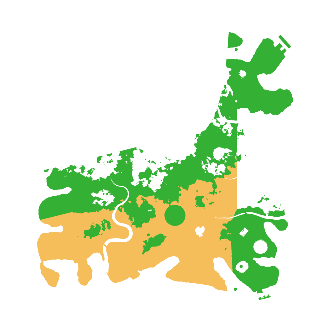 Biome Rust Map: Procedural Map, Size: 4000, Seed: 1023406387