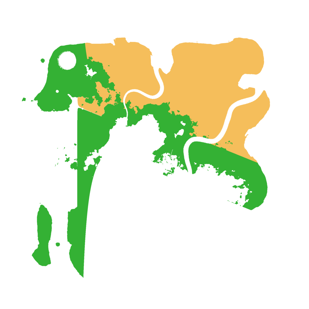 Biome Rust Map: Procedural Map, Size: 3000, Seed: 839853800