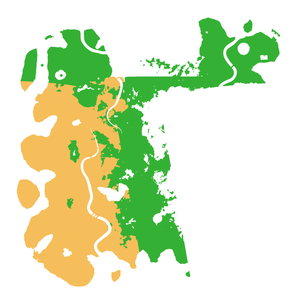 Biome Rust Map: Procedural Map, Size: 4500, Seed: 754514903