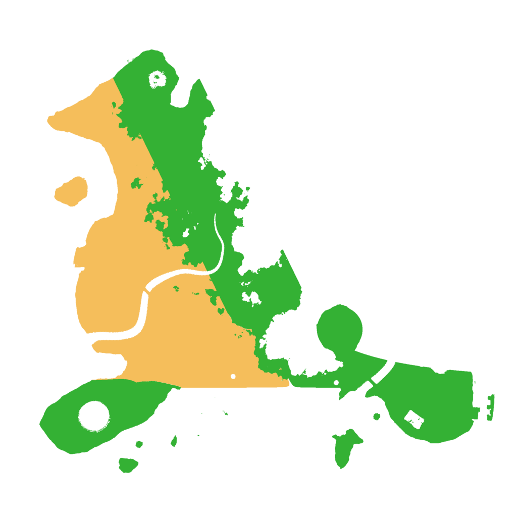 Biome Rust Map: Procedural Map, Size: 3000, Seed: 13132