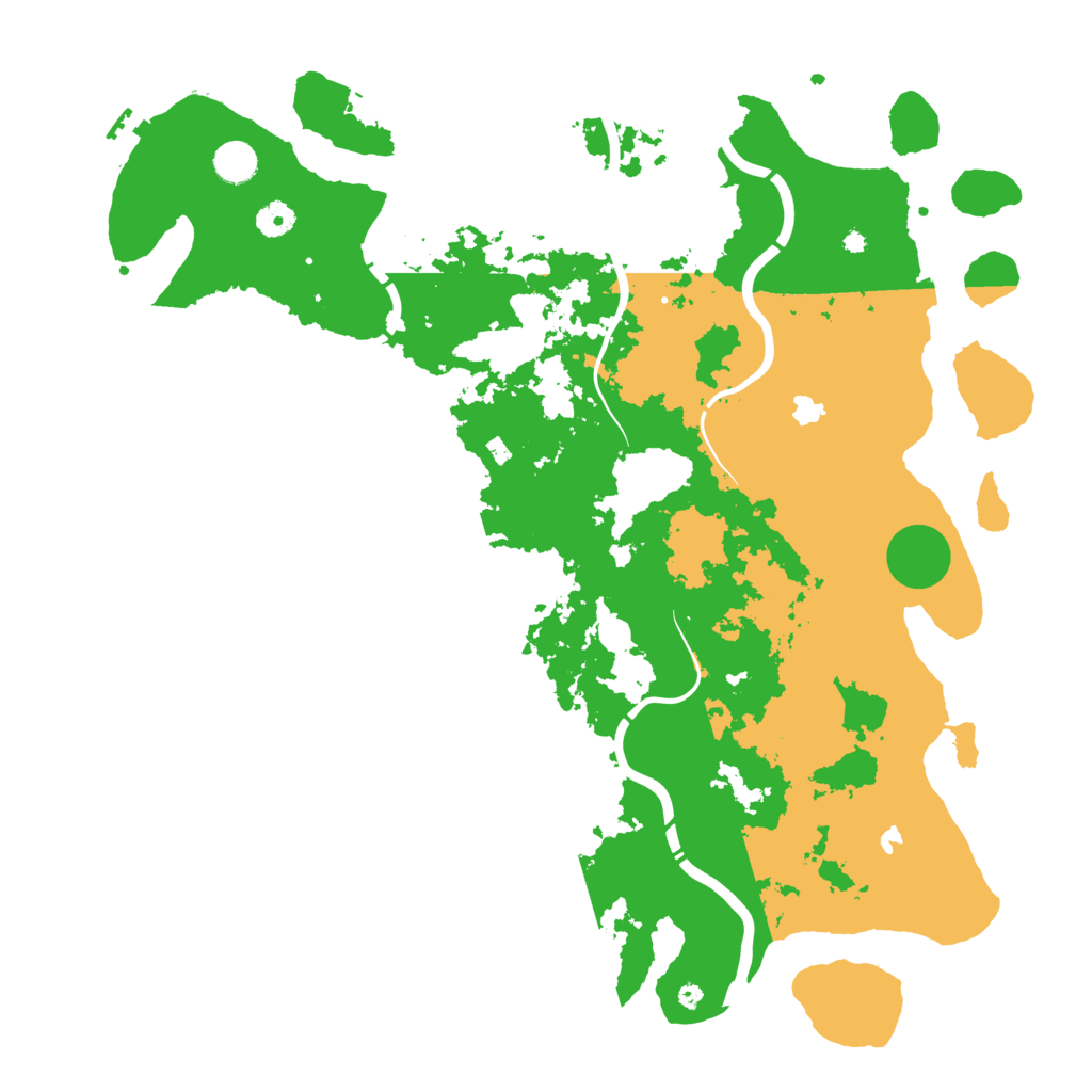 Biome Rust Map: Procedural Map, Size: 4500, Seed: 547863
