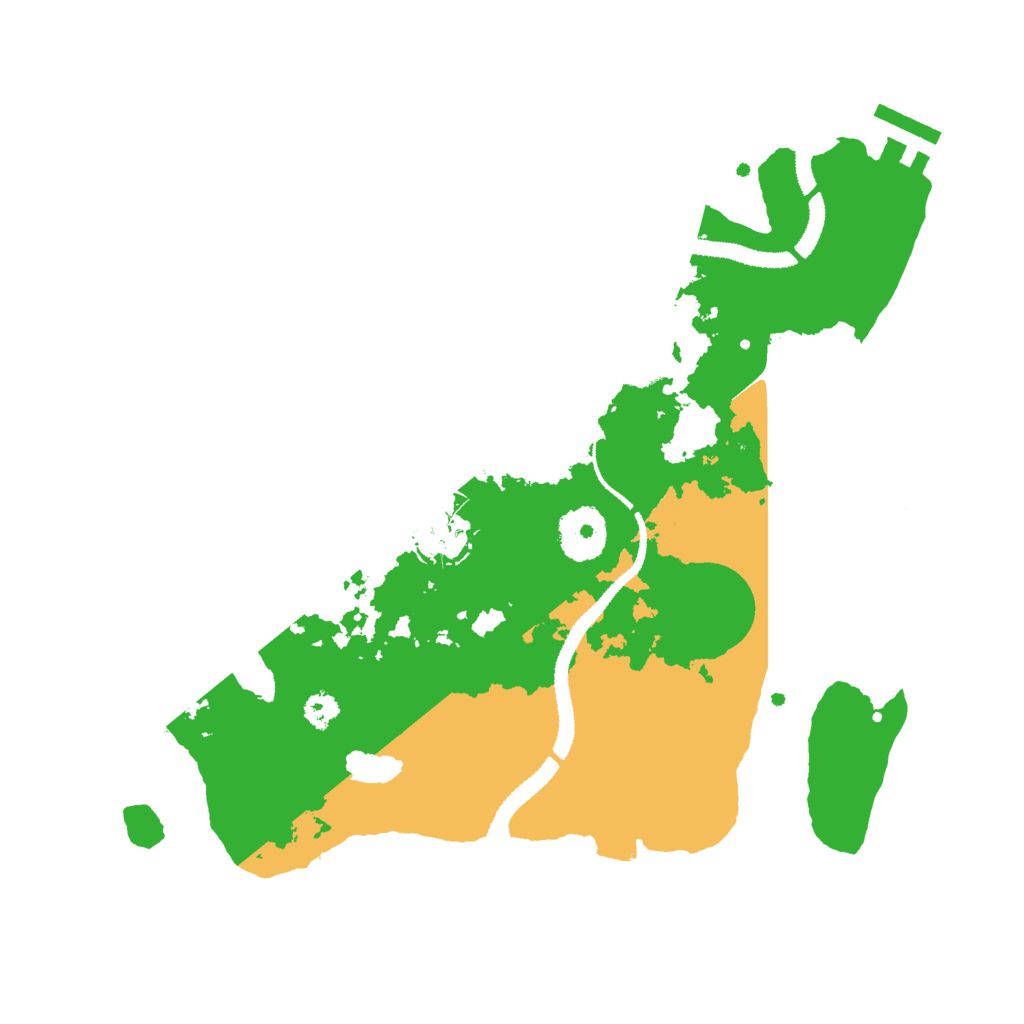 Biome Rust Map: Procedural Map, Size: 3000, Seed: 6362