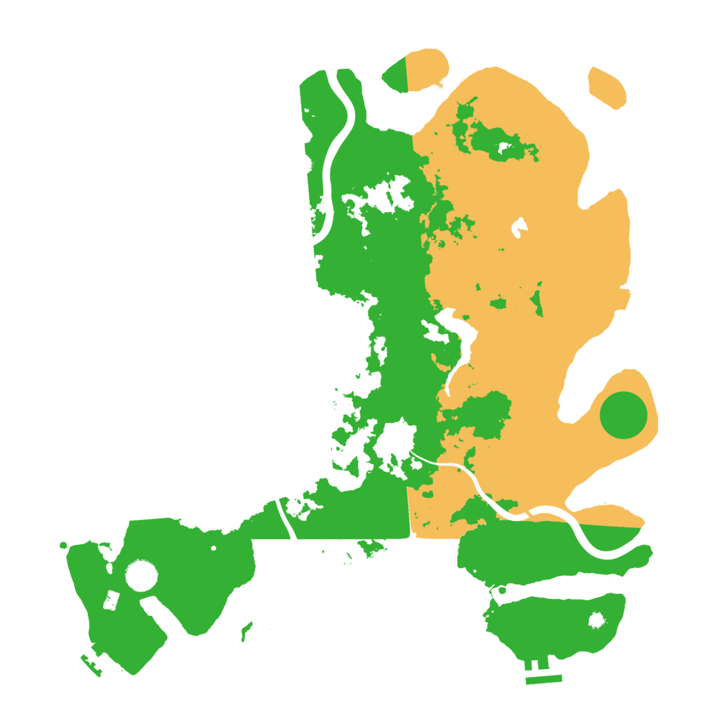 Biome Rust Map: Procedural Map, Size: 4000, Seed: 231531