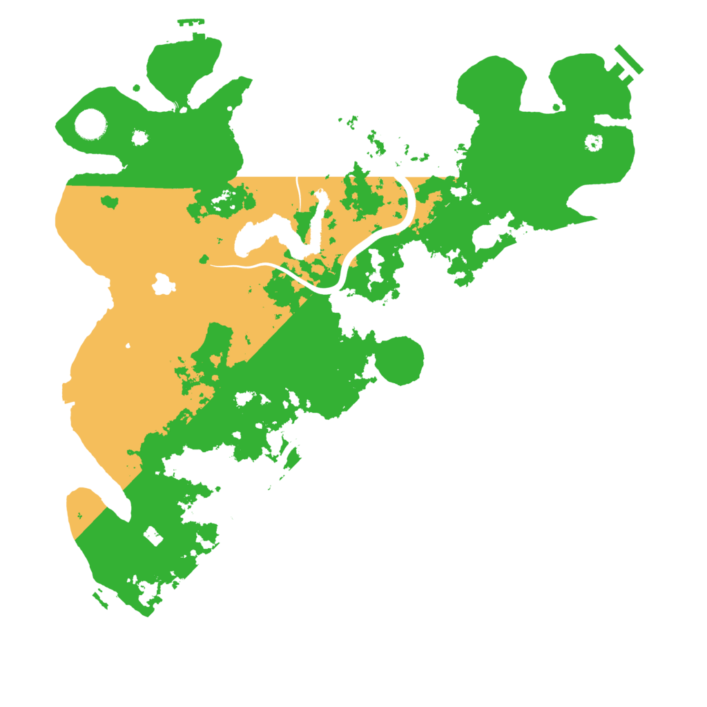 Biome Rust Map: Procedural Map, Size: 4000, Seed: 8151