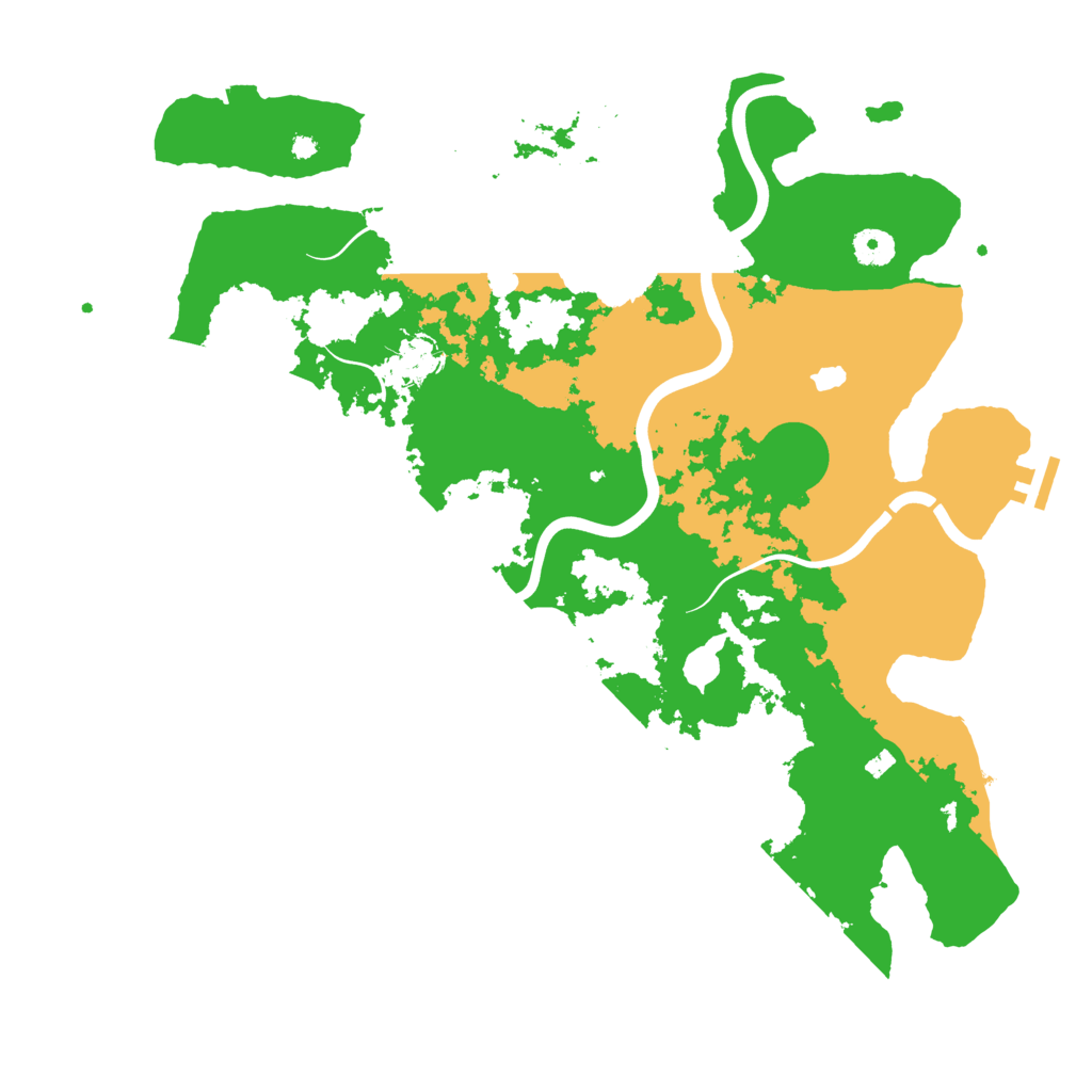 Biome Rust Map: Procedural Map, Size: 4100, Seed: 1563