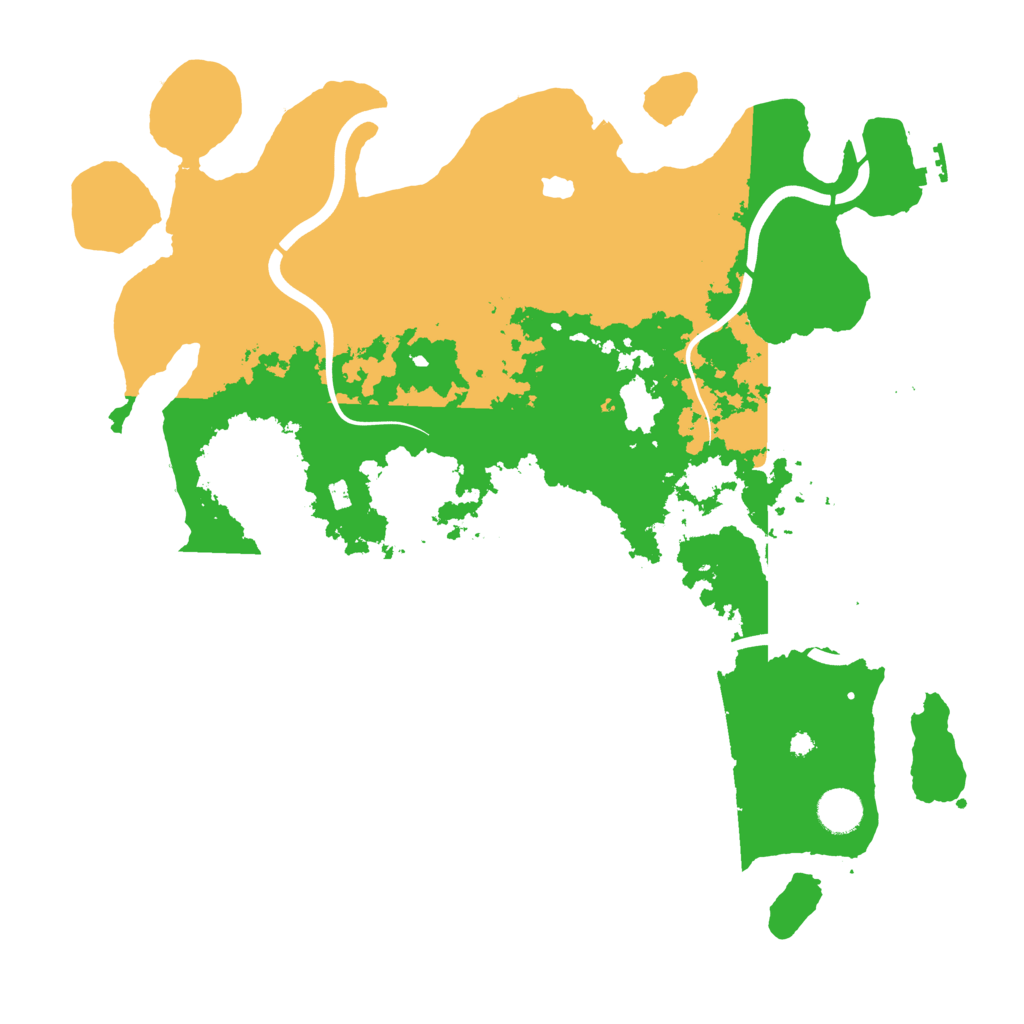 Biome Rust Map: Procedural Map, Size: 4000, Seed: 1350474124