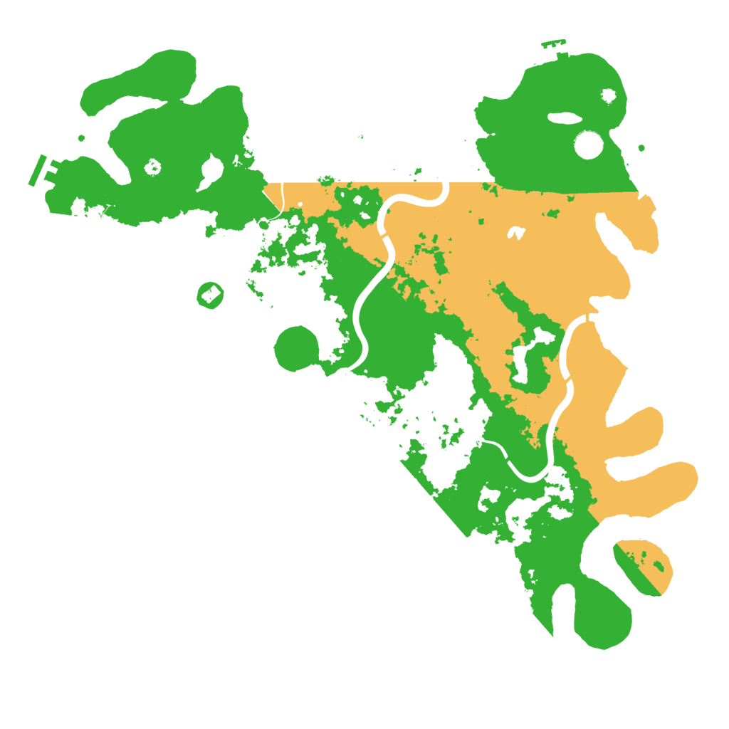 Biome Rust Map: Procedural Map, Size: 4500, Seed: 1457131233