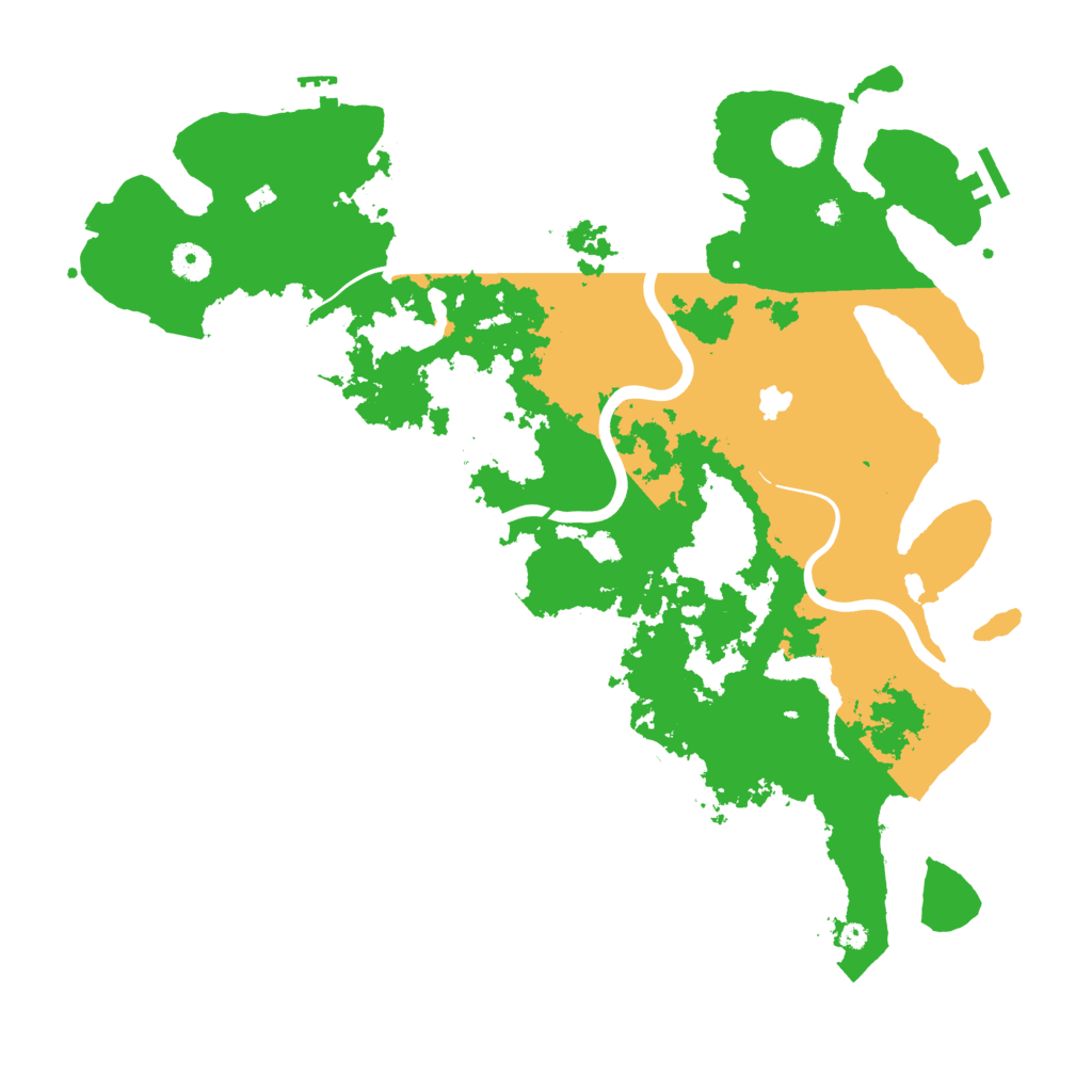 Biome Rust Map: Procedural Map, Size: 4200, Seed: 1457131233