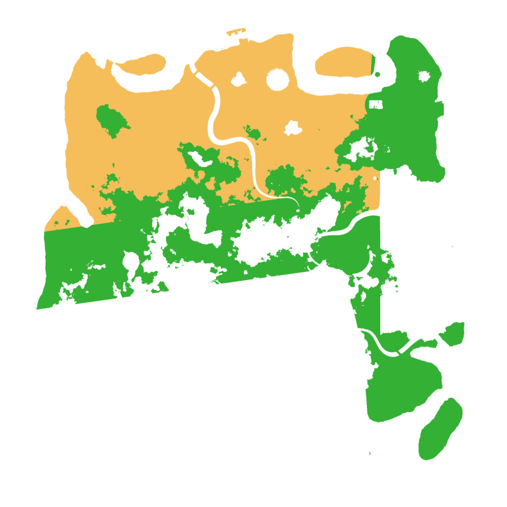 Biome Rust Map: Procedural Map, Size: 4000, Seed: 429