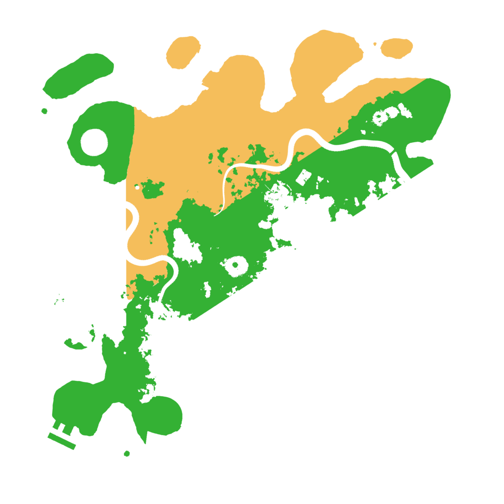 Biome Rust Map: Procedural Map, Size: 3500, Seed: 331983772