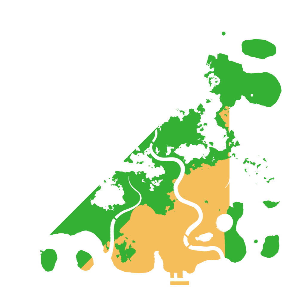 Biome Rust Map: Procedural Map, Size: 3300, Seed: 1975706190
