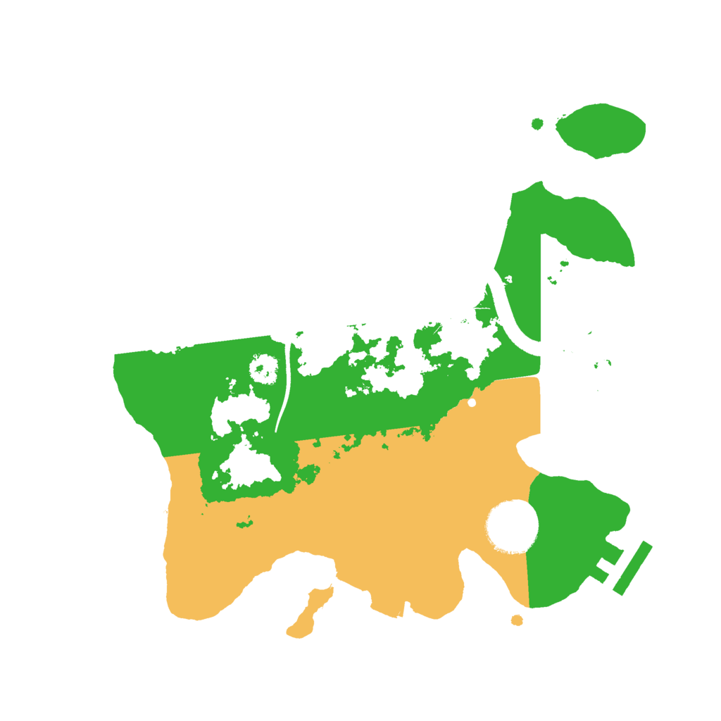 Biome Rust Map: Procedural Map, Size: 2500, Seed: 1711058735