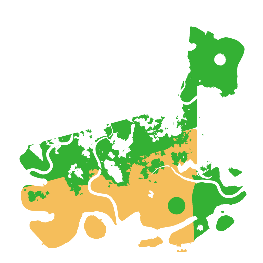 Biome Rust Map: Procedural Map, Size: 4000, Seed: 279159319