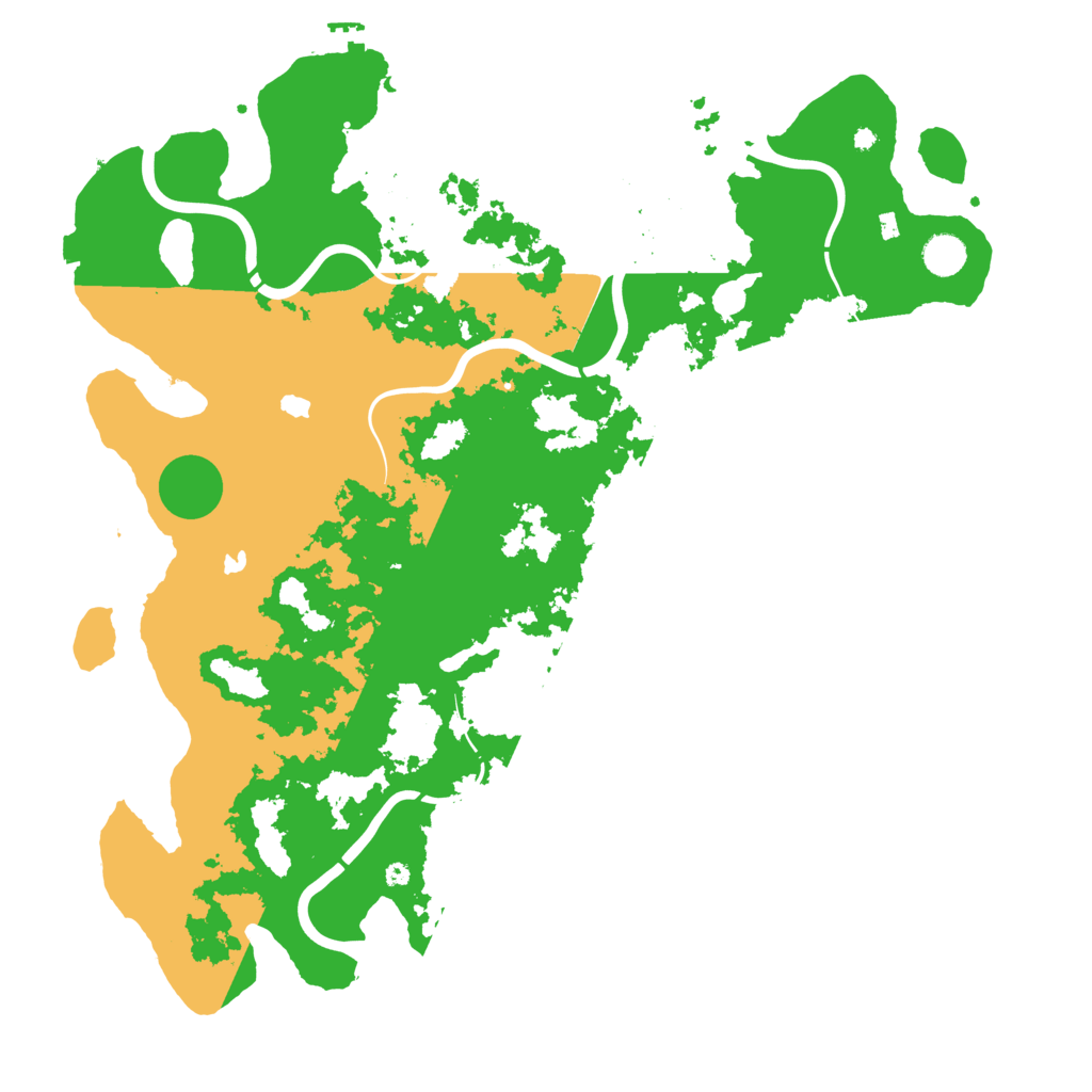 Biome Rust Map: Procedural Map, Size: 4500, Seed: 1956246205