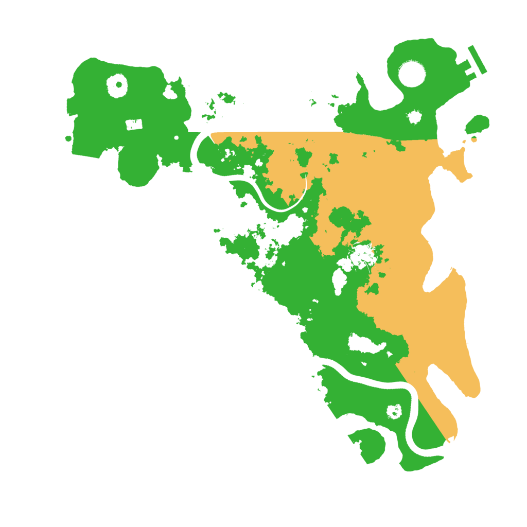 Biome Rust Map: Procedural Map, Size: 3500, Seed: 1477433206