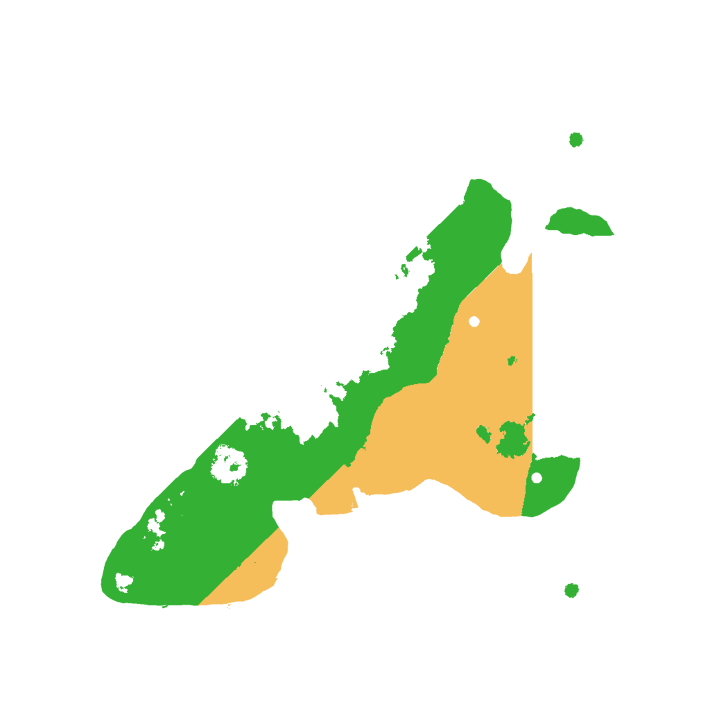 Biome Rust Map: Procedural Map, Size: 2000, Seed: 1774290010