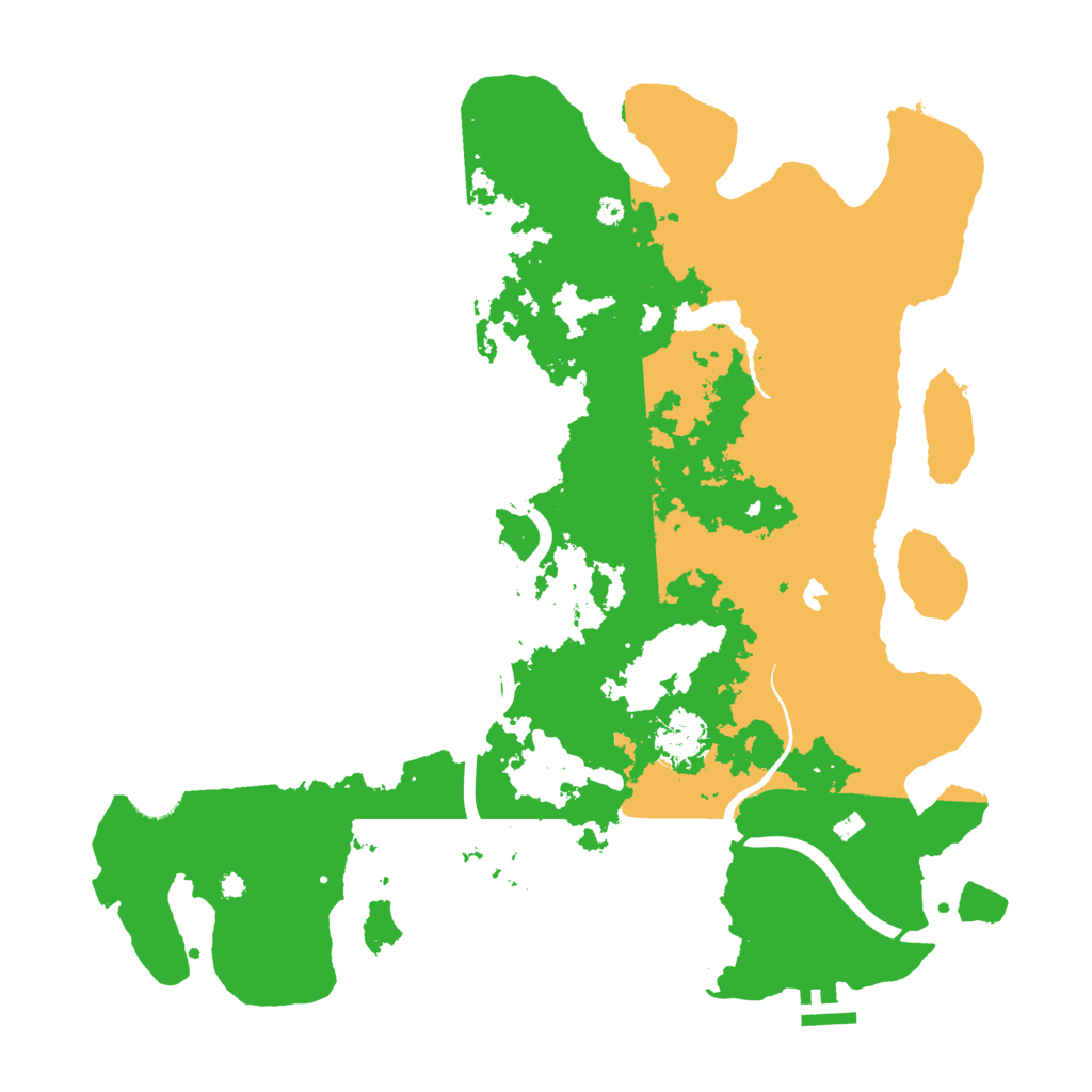 Biome Rust Map: Procedural Map, Size: 4000, Seed: 107685434