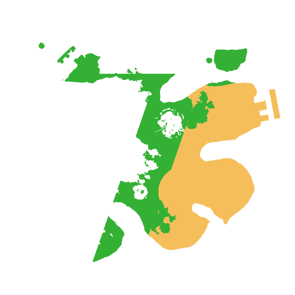 Biome Rust Map: Procedural Map, Size: 2000, Seed: 420666