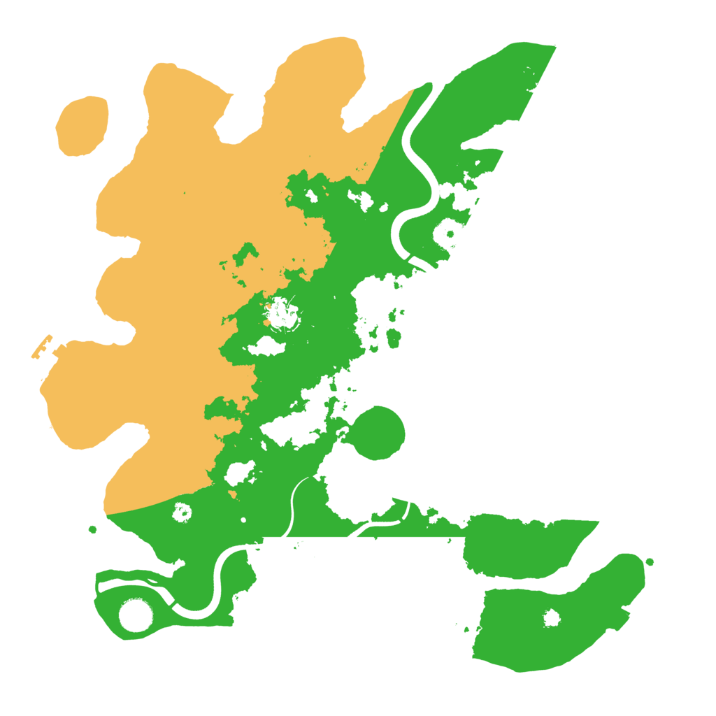 Biome Rust Map: Procedural Map, Size: 3750, Seed: 992663557