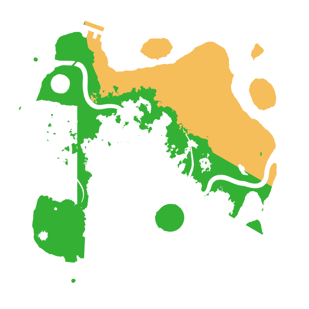 Biome Rust Map: Procedural Map, Size: 3000, Seed: 309602379