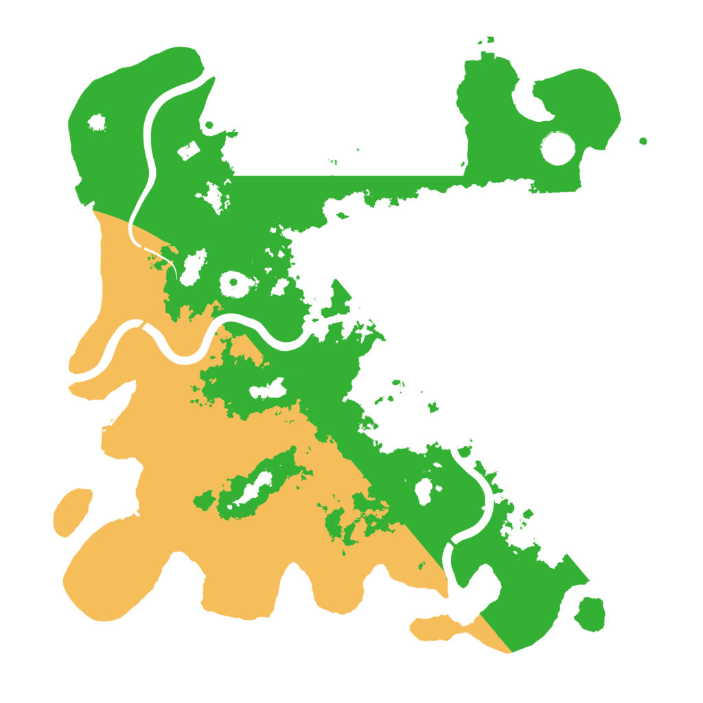 Biome Rust Map: Procedural Map, Size: 3700, Seed: 1971750273
