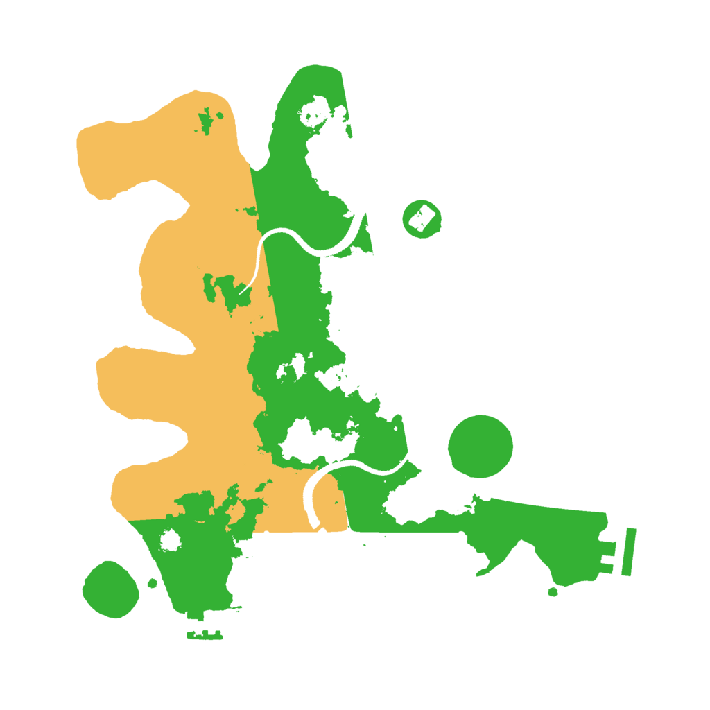 Biome Rust Map: Procedural Map, Size: 3000, Seed: 1015620855