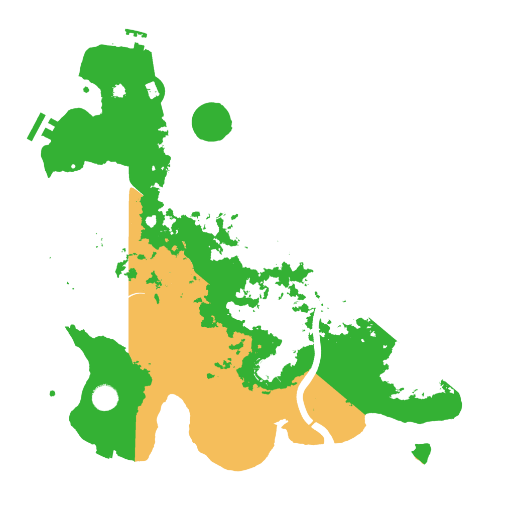 Biome Rust Map: Procedural Map, Size: 3500, Seed: 1350642061