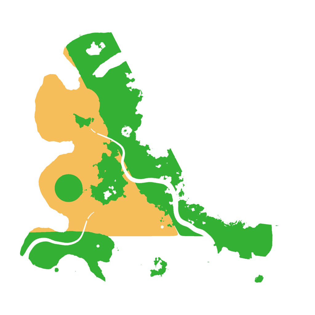 Biome Rust Map: Procedural Map, Size: 3000, Seed: 23837