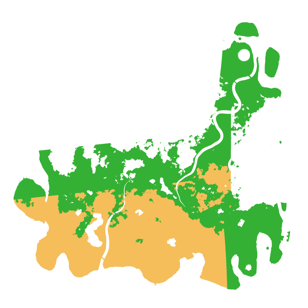 Biome Rust Map: Procedural Map, Size: 4500, Seed: 1920363767