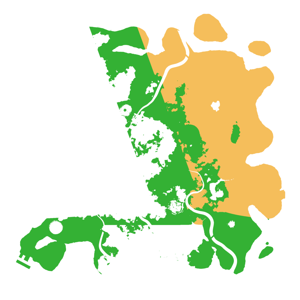 Biome Rust Map: Procedural Map, Size: 4000, Seed: 880345800