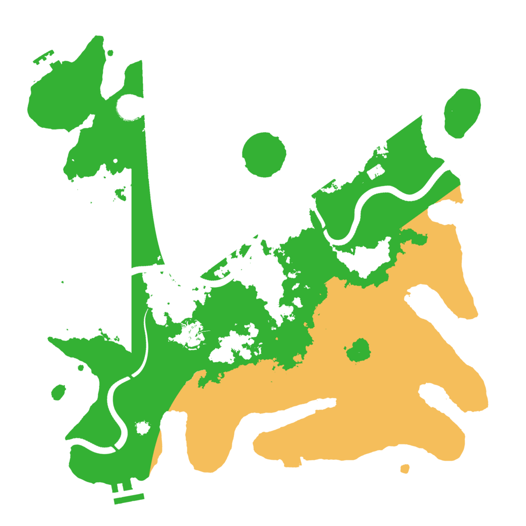 Biome Rust Map: Procedural Map, Size: 3500, Seed: 763176316