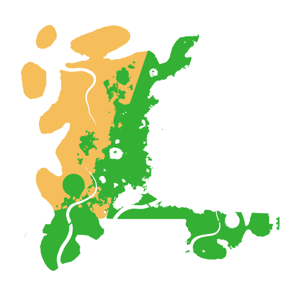 Biome Rust Map: Procedural Map, Size: 3500, Seed: 1950517005